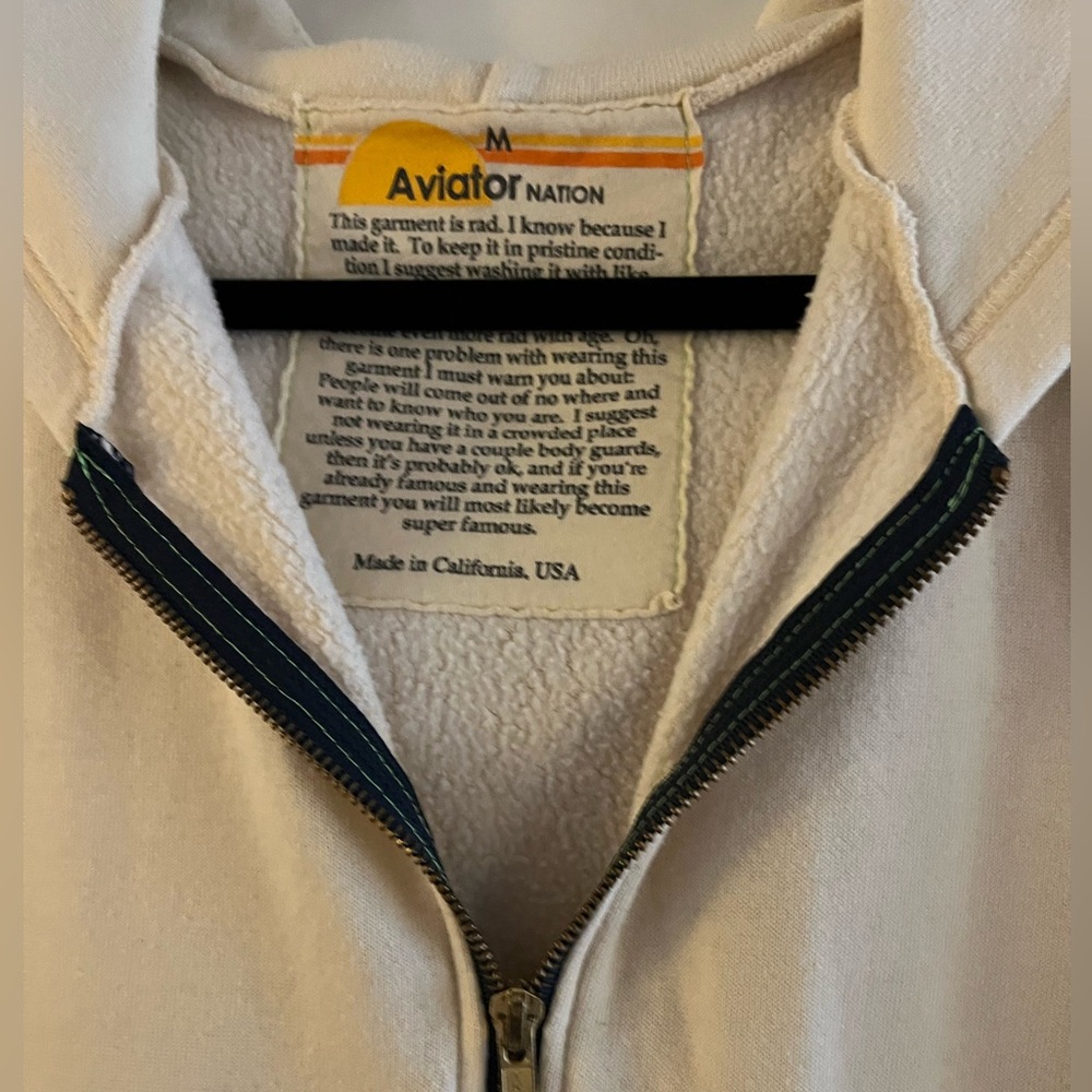 Aviator Nation Bolt Zip Up Hoodie - Picture 5 of 6
